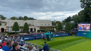 A view of Wentworth Club from the 1st tee