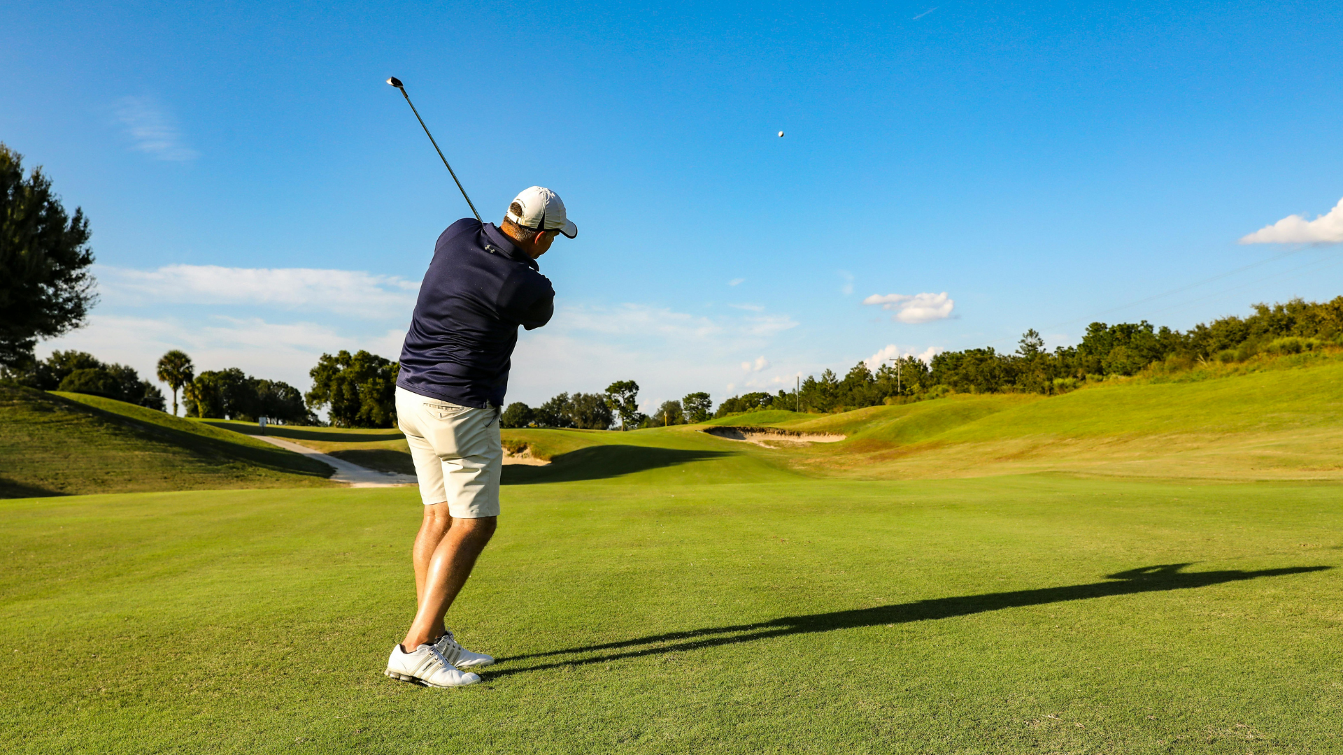 flexible member playing golf