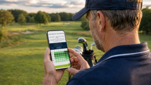 golfer checking how many rounds they can play with a flexible membership